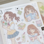 [RY24] NEW Rayeon Fancy 'Let's Read a Book' Sand Glitter Clear Sticker Sheet