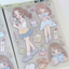 [RY24] NEW Rayeon Fancy 'Let's Read a Book' Sand Glitter Clear Sticker Sheet