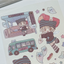 [RY19] NEW Rayeon Fancy 'Yokai Hunting' Sand Glitter Clear Sticker Sheet