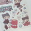 [RY19] NEW Rayeon Fancy 'Yokai Hunting' Sand Glitter Clear Sticker Sheet