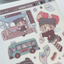 [RY19] NEW Rayeon Fancy 'Yokai Hunting' Sand Glitter Clear Sticker Sheet