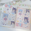 [RY20] NEW Rayeon Fancy 'Mouse and Cat' Sand Glitter Clear Sticker Sheet