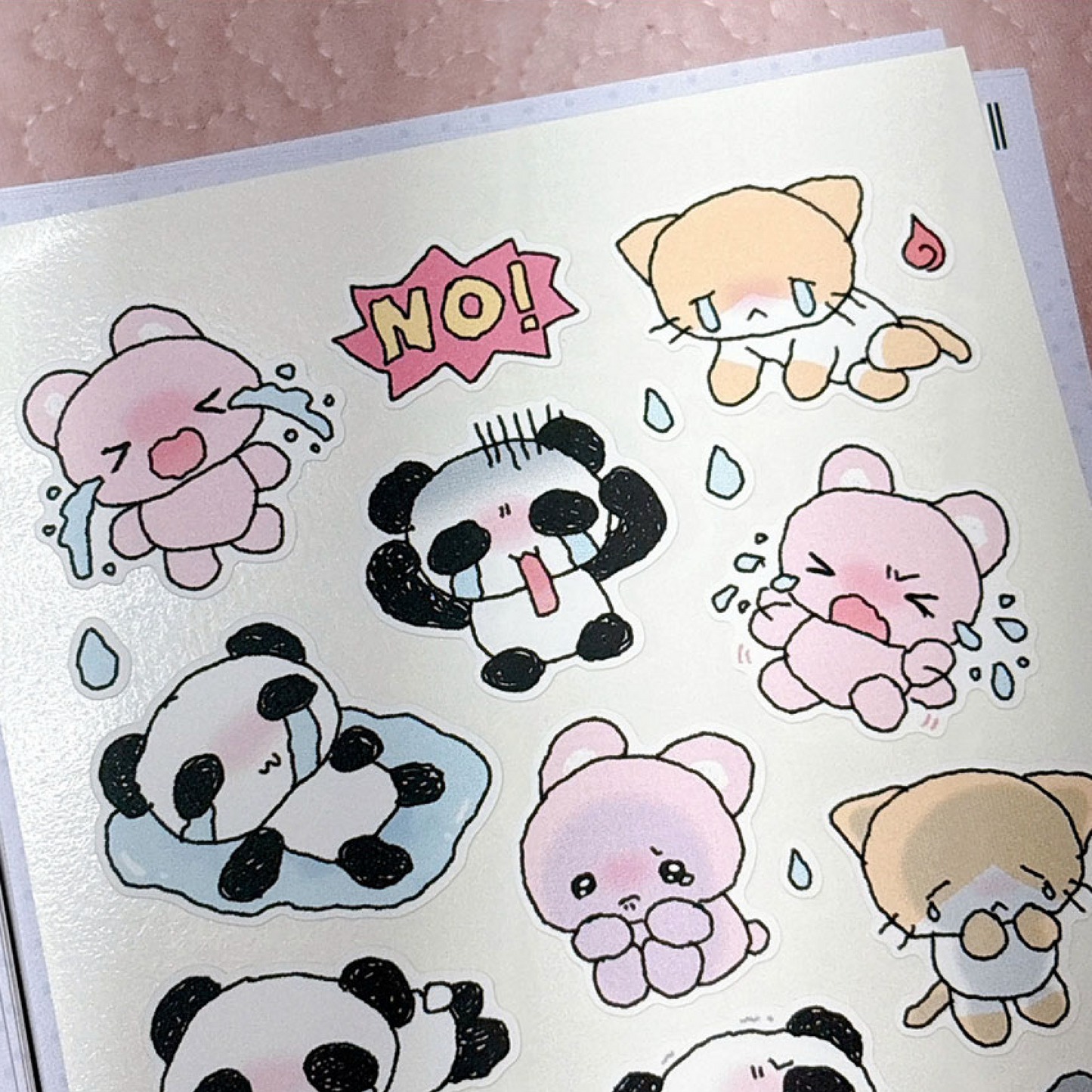 [RY21] NEW Rayeon Fancy 'Tears After Tears' Matte Sticker Sheet