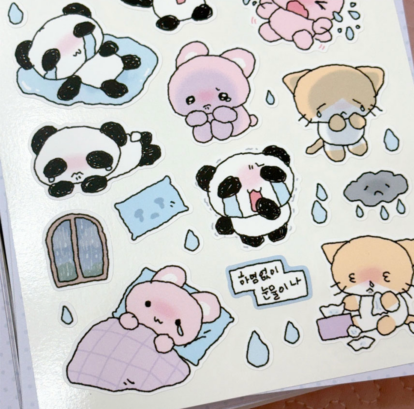 [RY21] NEW Rayeon Fancy 'Tears After Tears' Matte Sticker Sheet