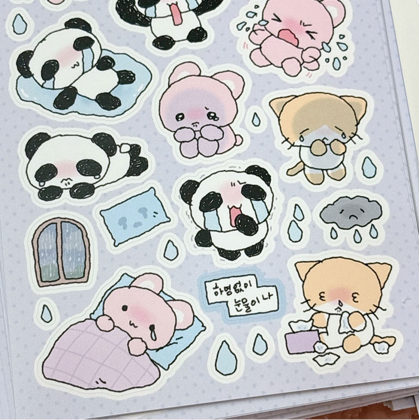 [RY21] NEW Rayeon Fancy 'Tears After Tears' Matte Sticker Sheet