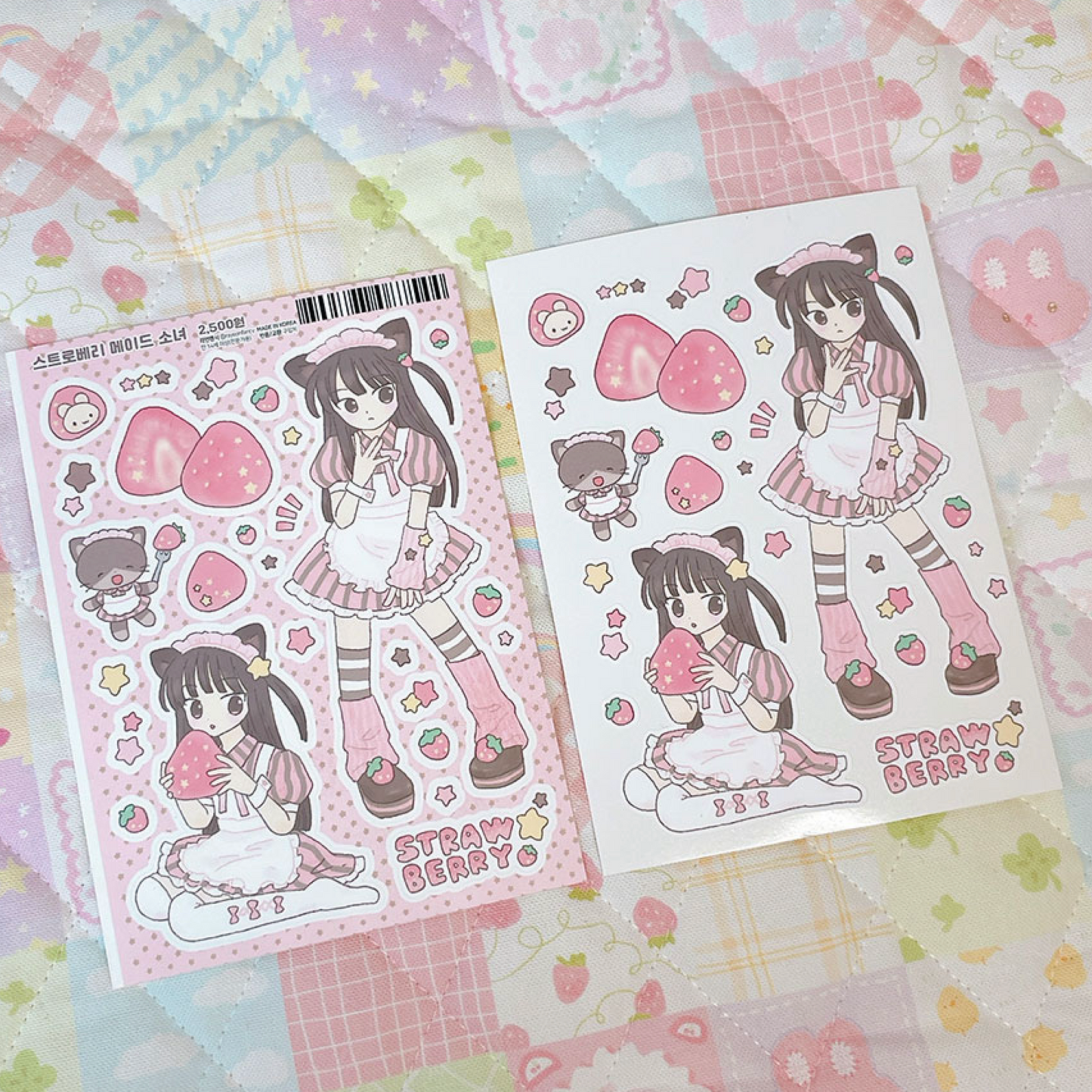 [RY12] NEW Rayeon Fancy 'Strawberry Chocolate' Sticker Sheet Pack (Pack/Singles)