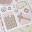 [RY12] NEW Rayeon Fancy 'Strawberry Chocolate' Sticker Sheet Pack (Pack/Singles)