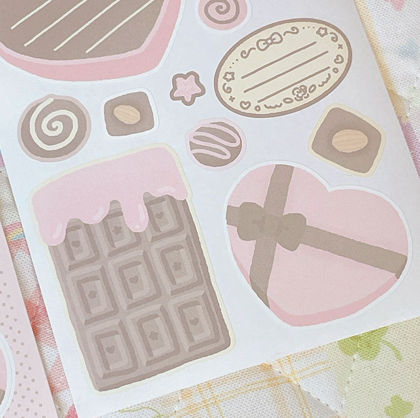 [RY12] NEW Rayeon Fancy 'Strawberry Chocolate' Sticker Sheet Pack (Pack/Singles)