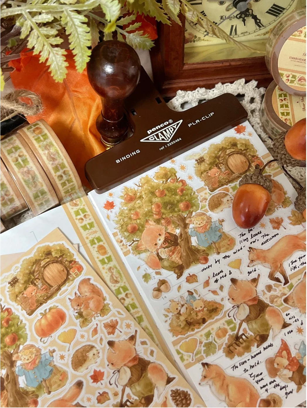 [DD50] NEW Dear Dolly 'Classic Autumn' Sticker Pack (Pack/Singles)