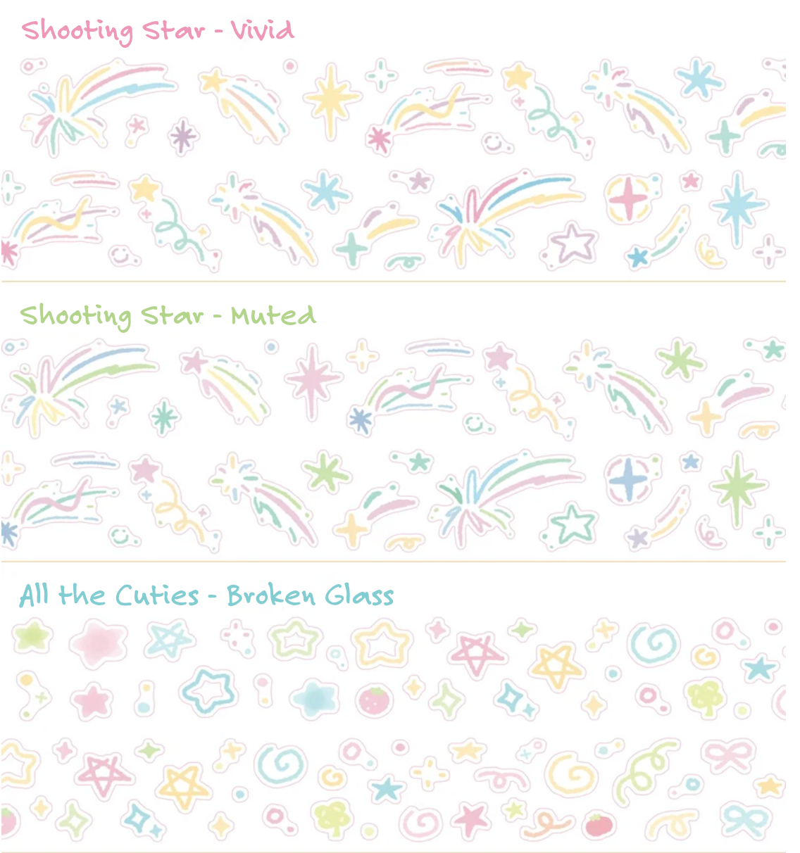 [SY79] NEW Syom Kisscut Masking Tape (options)