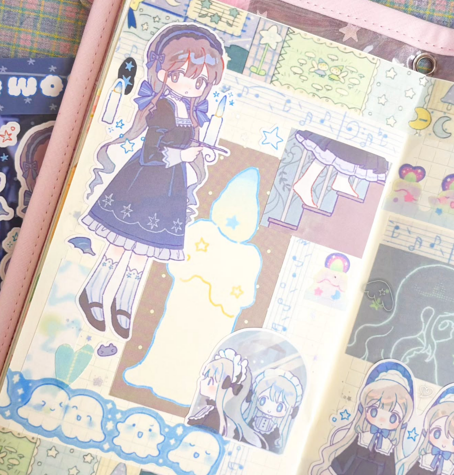 [CW128] NEW Cotton World 'Twin Mansion' Sticker Sheet