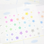 [PT11] NEW Polticker 'Emobossed Pastel Star' Kisscut Masking Tape