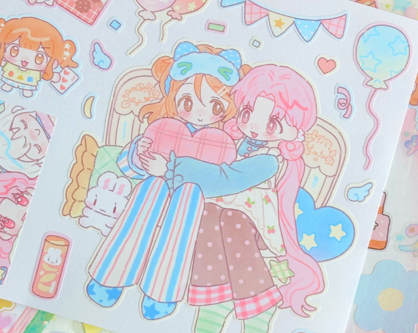 [CW139] NEW Cotton World 'Girl's Night' Sticker Sheet