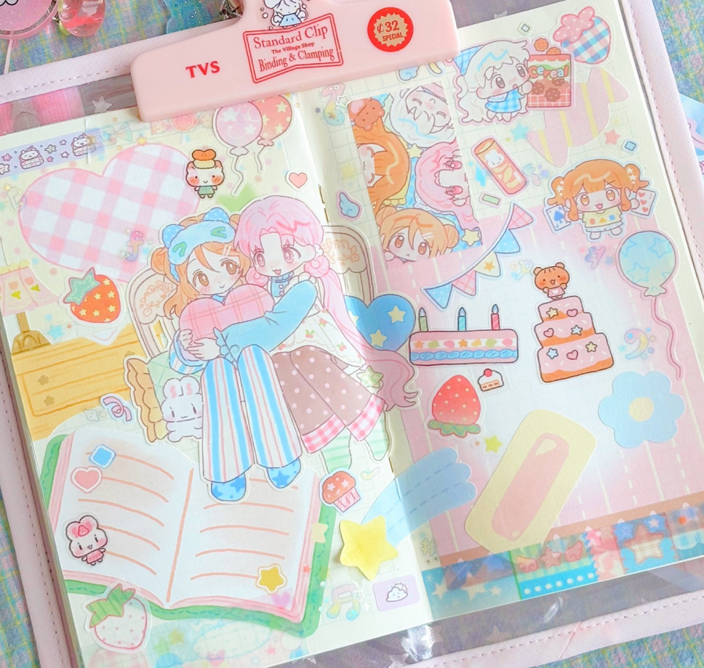 [CW139] NEW Cotton World 'Girl's Night' Sticker Sheet