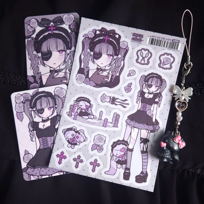 [MX88] NEW Maxxie Club 'Spooky Gothic' Sticker Sheet