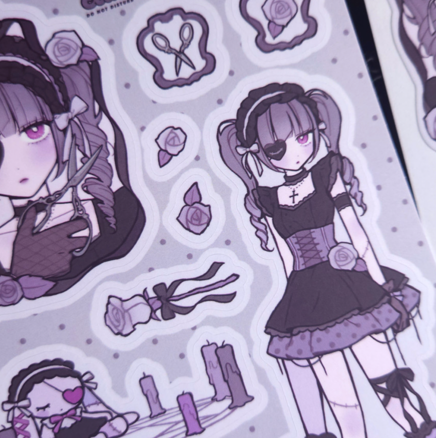 [MX88] NEW Maxxie Club 'Spooky Gothic' Sticker Sheet