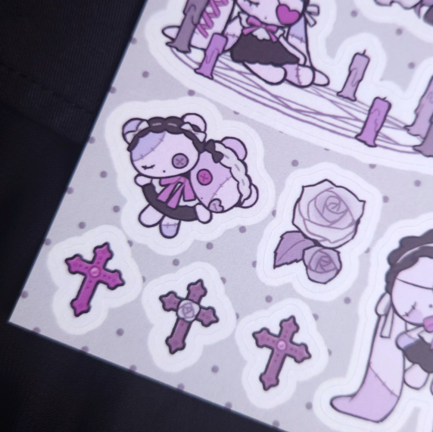 [MX88] NEW Maxxie Club 'Spooky Gothic' Sticker Sheet