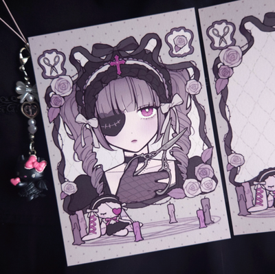 [MX89] NEW Maxxie Club 'Spooky Gothic' Postcard