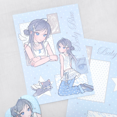 [MX92] NEW Maxxie Club 'Baby Colors' Postcard (options)