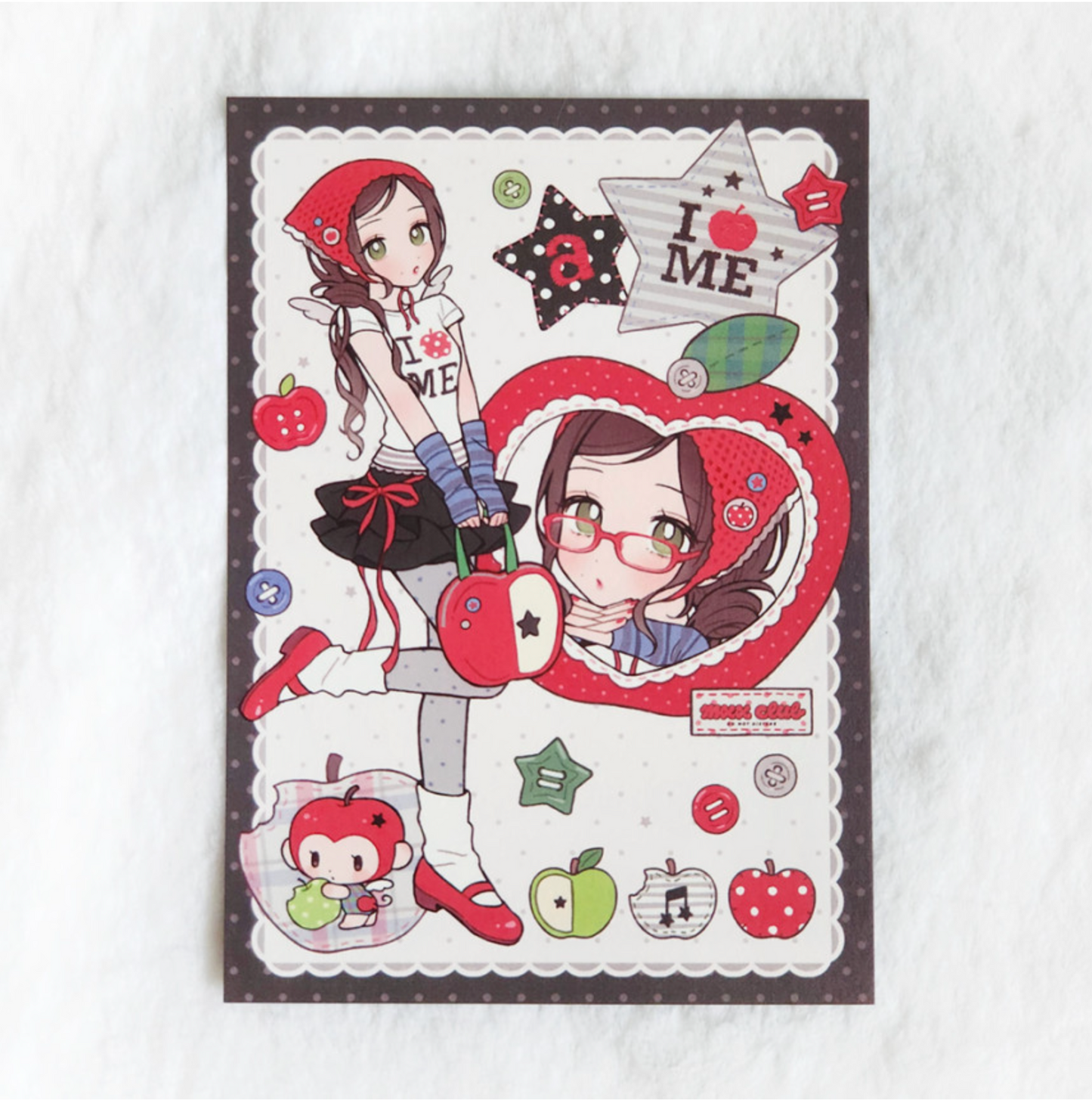 [MX97] NEW RESTOCK Maxxie Club 'Red Apple' Postcard