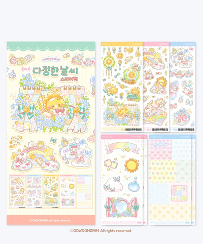 [GO72] NEW Gowoongrim 'Return of Friendly Weather' Sticker Pack (Pack/Singles)
