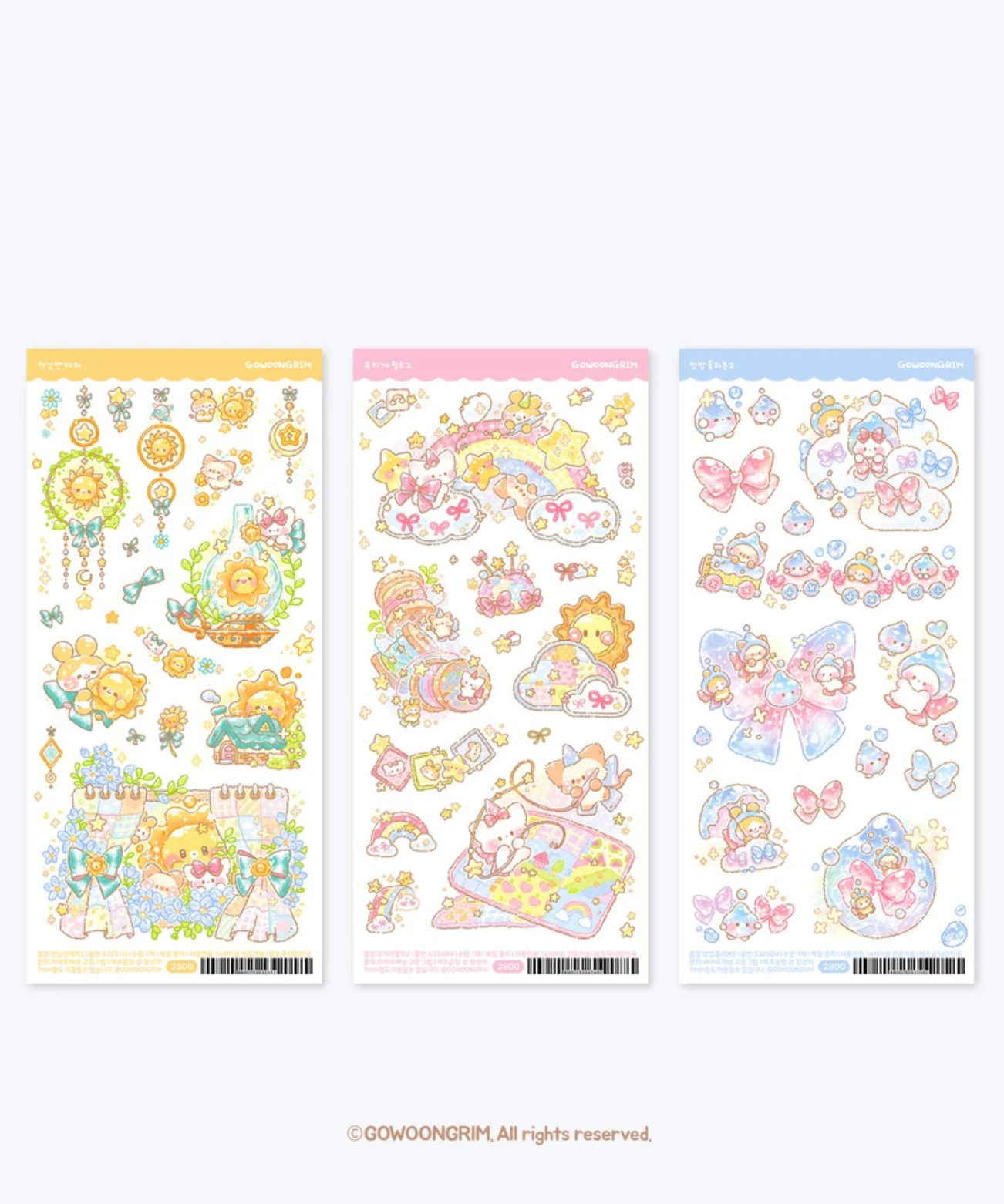 [GO72] NEW Gowoongrim 'Return of Friendly Weather' Sticker Pack (Pack/Singles)