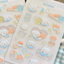 [CW142] NEW Cotton World 'Cloud Angel/Angel Coffee' Puffy Sticker Sheet (options)