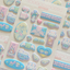 [CW142] NEW Cotton World 'Cloud Angel/Angel Coffee' Puffy Sticker Sheet (options)