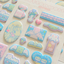 [CW142] NEW Cotton World 'Cloud Angel/Angel Coffee' Puffy Sticker Sheet (options)
