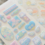 [CW142] NEW Cotton World 'Cloud Angel/Angel Coffee' Puffy Sticker Sheet (options)