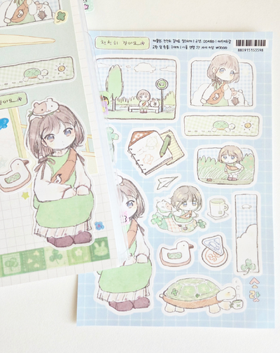 [SR12] NEW Sorat 'Walking Slowly' Sticker Sheet