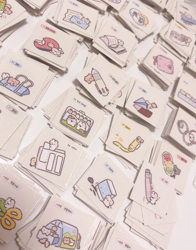 [SY95] NEW Syom Colorful Stationery Random Ddibu Seal (All-in-One/Singles)