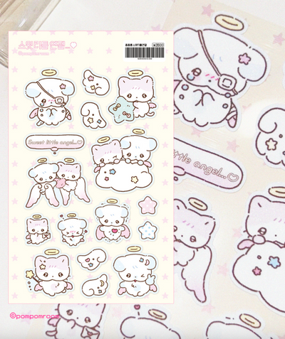 [PP17] NEW Pompomroom 'Sweet Little Angel' Sticker Sheet