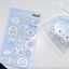 [PP18] NEW Pompomroom 'Jelly Fish' Sugar Glitter Sticker Sheet