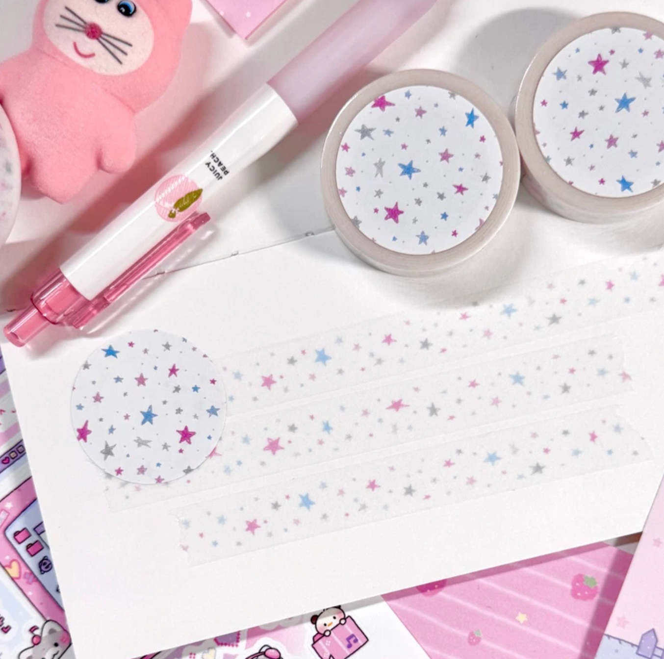 [MB33] NEW Maybean 'Star' 15mm x 10m Masking Tape