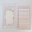 [RY58] NEW Rayeon Fancy 'Vintage Cafe/Strawberry Cake' Sticky Note Pad (options)