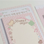 [RY58] NEW Rayeon Fancy 'Vintage Cafe/Strawberry Cake' Sticky Note Pad (options)