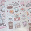 [RY50] NEW Rayeon Fancy 'Elegant Coffee Shop' Matte Sticker Sheet