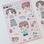 [RY53] NEW Rayeon Fancy 'Let's Workout!' Matte Sticker Sheet