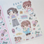 [RY53] NEW Rayeon Fancy 'Let's Workout!' Matte Sticker Sheet