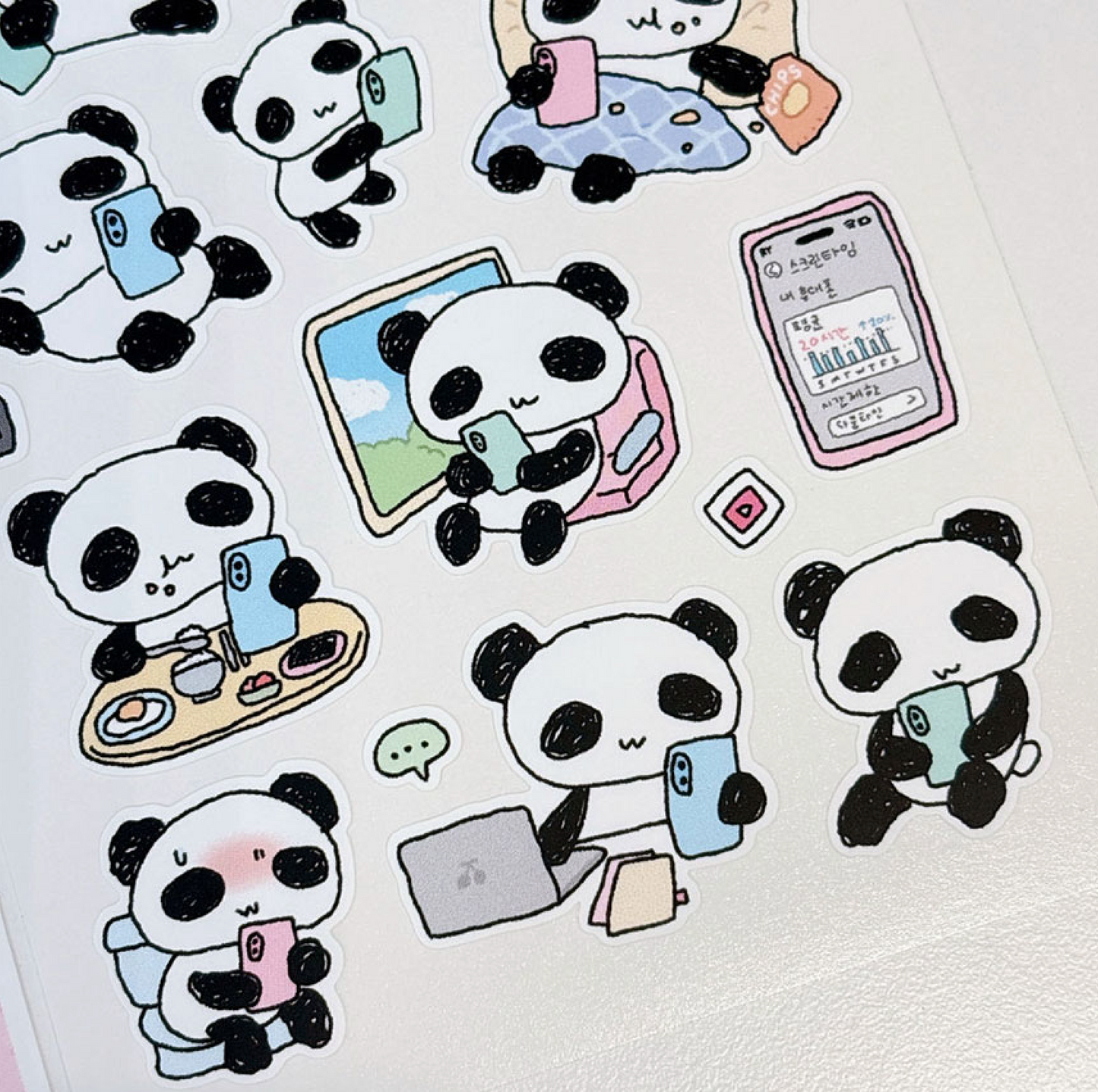 [RY55] NEW Rayeon Fancy 'Cellphone Addiction' Matte Sticker Sheet