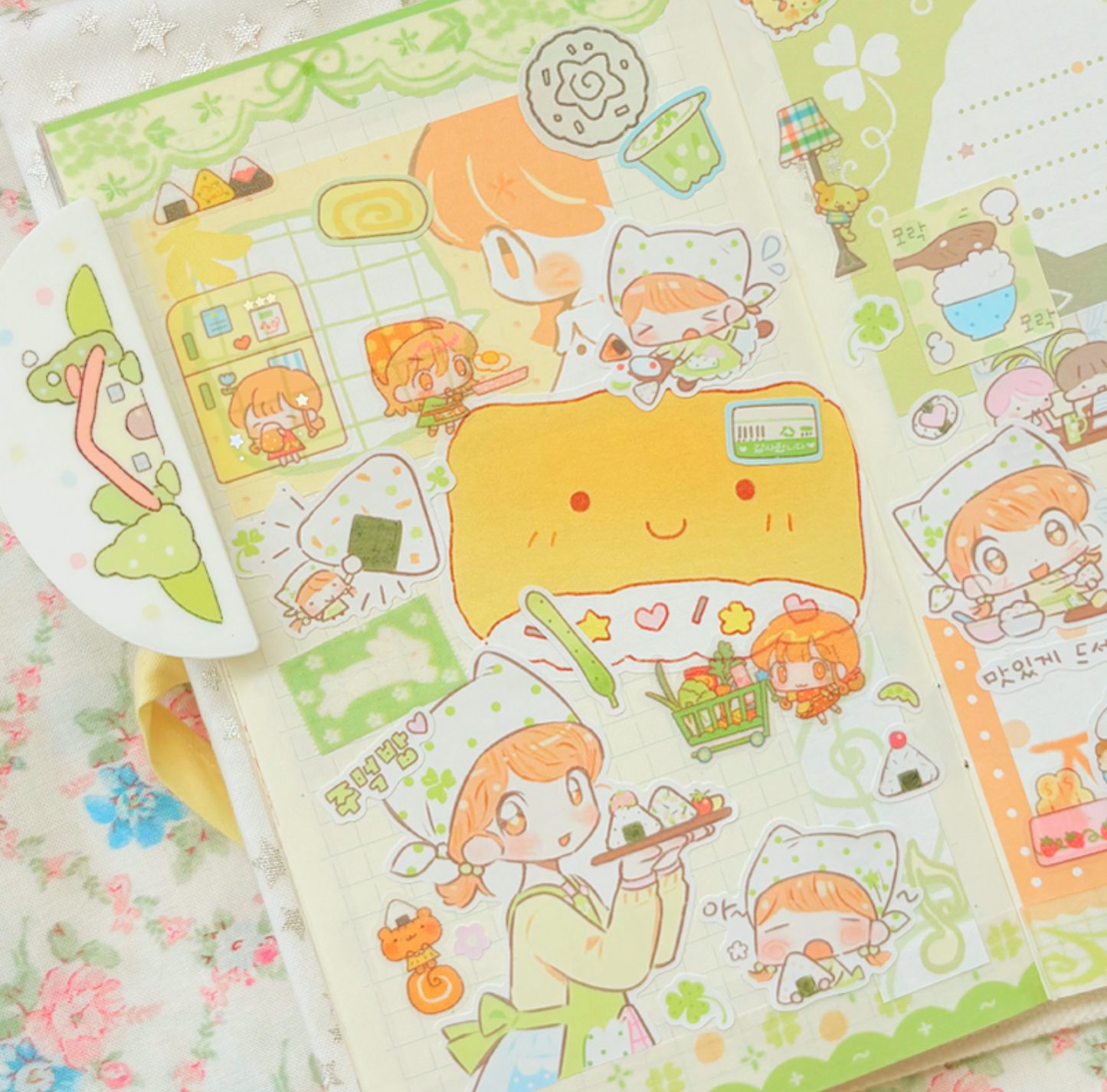 [CW166] NEW Cotton World 'A Refreshing Daily Life' Sticker Pack (Single/Pack)