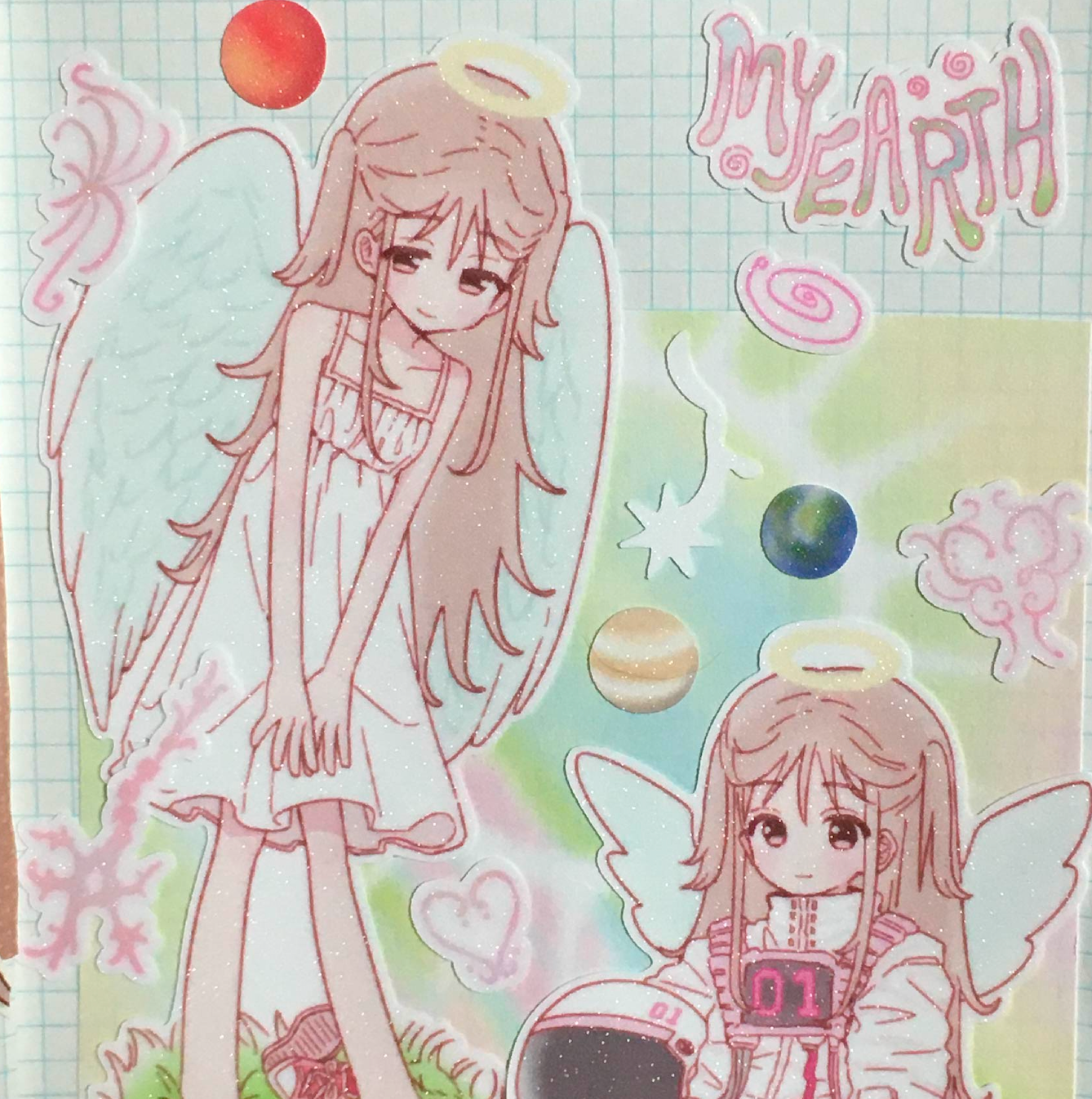 [RC14] NEW Rico Maru 'My Earth' Sticker Sheet