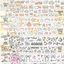 [MB44] NEW Maybean 'NEW 3D Holo Foil Kiss-Cut Masking Tape' (options)
