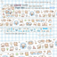 [MB47] NEW Maybean 'Pitter-Patter Friends/The Silly Dung Dungs' Kisscut Masking Tape (options)