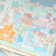 [CW181] NEW Cotton World 'Sand Castle' Sand Glitter Sticker Sheet