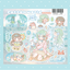 [CW182] NEW Cotton World 'Sound of the Conch Shell' Sticker Sheet