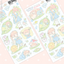 [CW184] NEW Cotton World 'Snail' Sticker Sheet