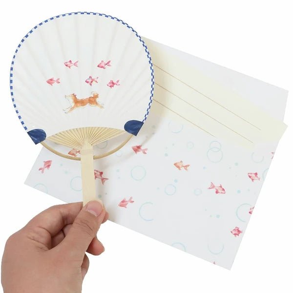 [ACT01] ACT Summer Fan Letter Set - Shiba & Goldfish - ACT__korean_sticker_stationery