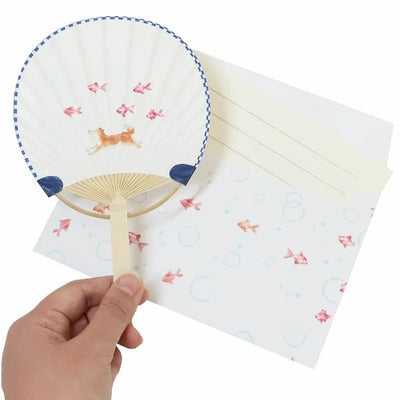 [ACT01] ACT Summer Fan Letter Set - Shiba & Goldfish - ACT__korean_sticker_stationery